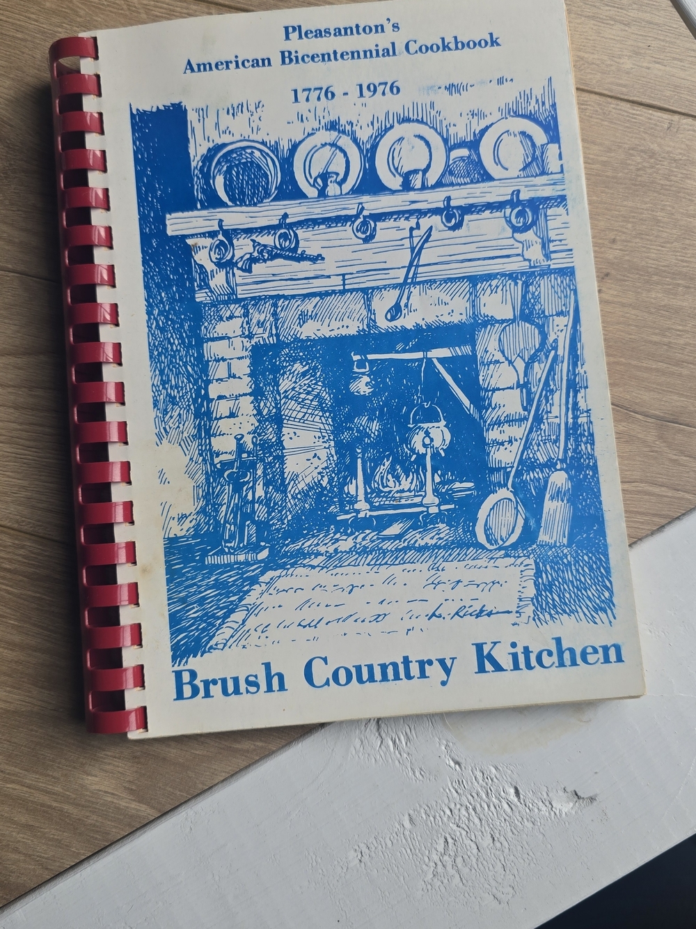 Brush Country Kitchen Cookbook - Blue & Red